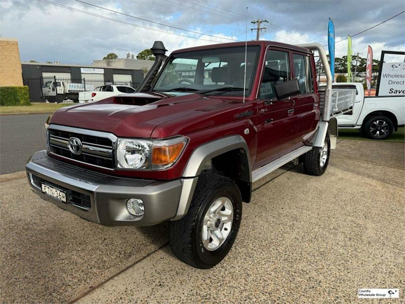 2021 Toyota Landcruiser 70 Series VDJ79R GXL Burgundy Red 5 Speed Manual Double Cab Chassis62934699905665112