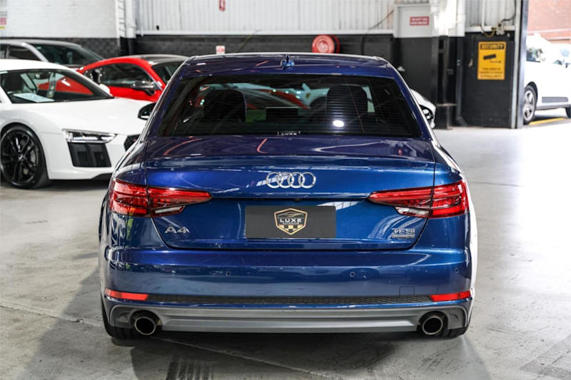 2017 Audi A4 B9 8W MY18 S Line S Tronic Quattro Blue 7 Speed Sports Automatic Dual Clutch Sedan62933707659905114