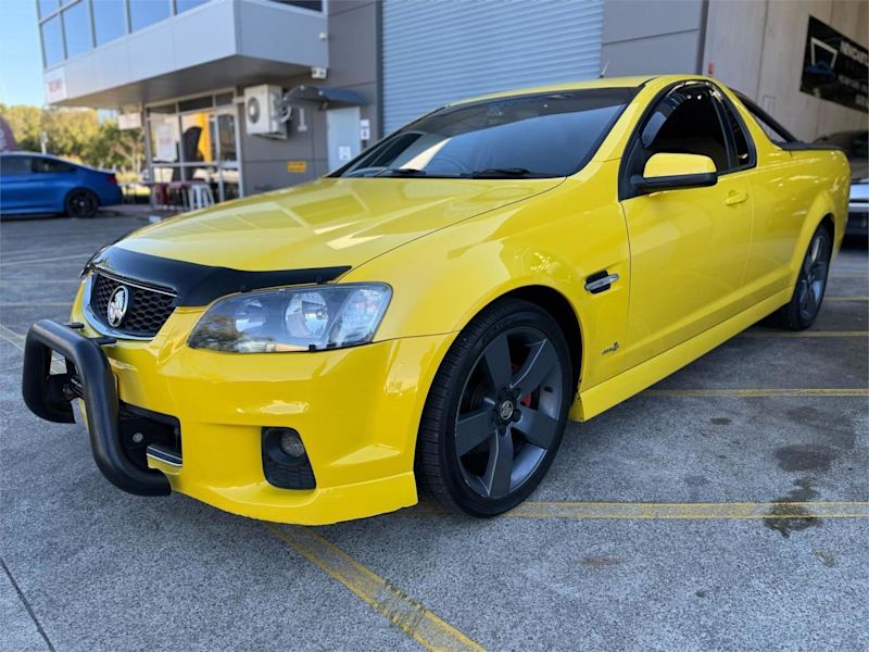 2012 Holden Commodore VE II MY12 SV6 Yellow 6 Speed Automatic Utility62882736055425112