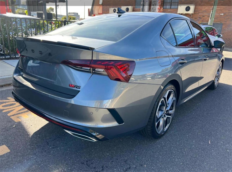 2022 Skoda Octavia NX MY23 RS Sedan DSG Grey 7 Speed Sports Automatic Dual Clutch Liftback62937622633859112