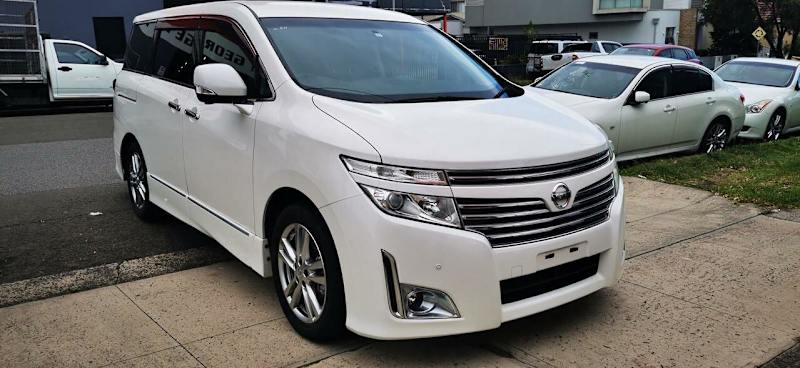 2010 Nissan Elgrand PE52 Highway Star Premium White 6 Speed Constant Variable Wagon62882736084995110