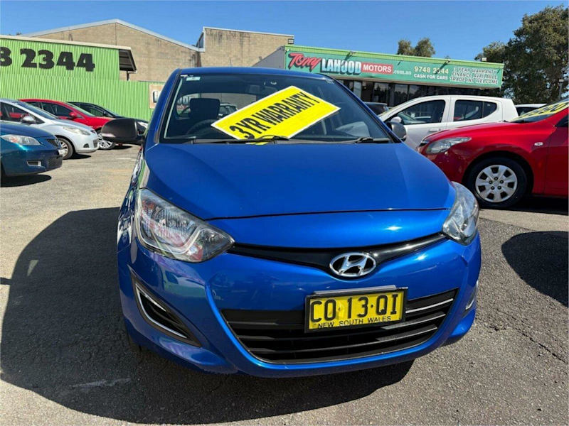 2014 Hyundai i20 PB MY15 Active Blue 4 Speed Automatic Hatchback62936661795073111