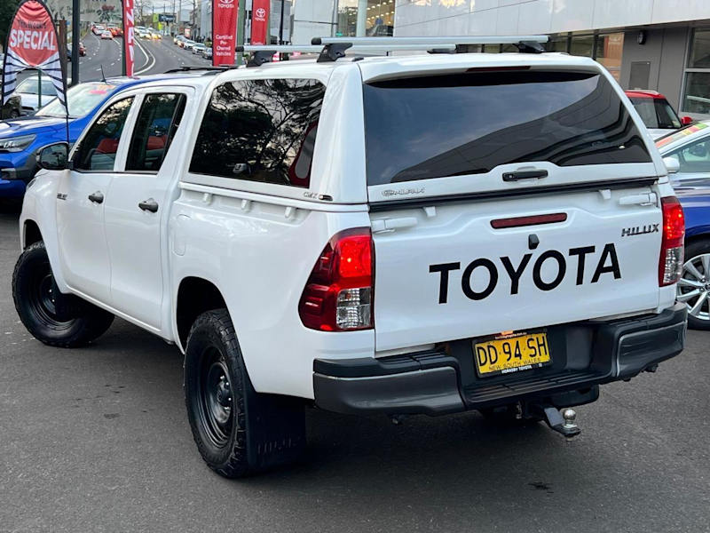 2022 Toyota Hilux GUN125R Workmate Double Cab White 6 Speed Sports Automatic Utility62937625728002112