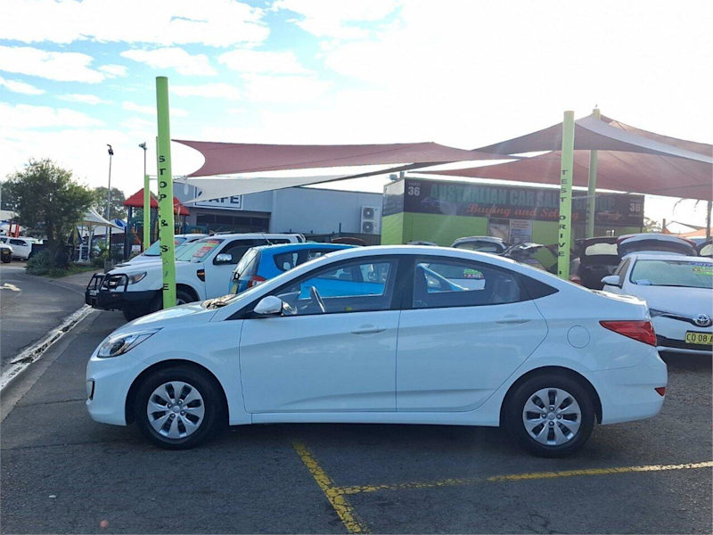 2015 Hyundai Accent RB2 MY15 Active White 6 Speed Manual Sedan62932715178754113