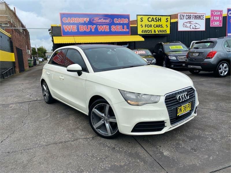 2013 Audi A1 8X MY13 Sportback 1.6 TDI Attraction White 7 Speed Auto Direct Shift Hatchback62933704142339110