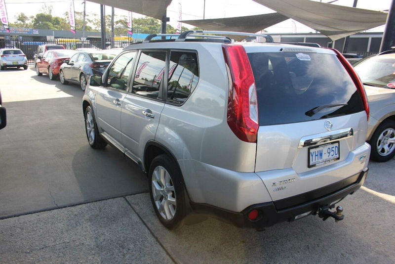 2011 Nissan X-Trail T31 MY11 TI (4x4) Silver, Chrome 6 Speed CVT Auto Sequential Wagon62939537847170113