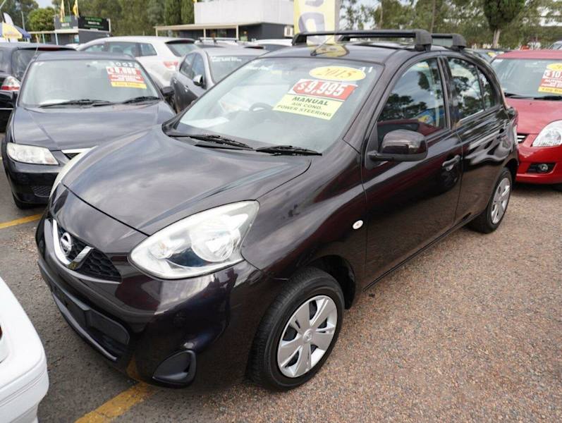 2015 Nissan Micra K13 Series 4 MY15 ST Purple 5 Speed Manual Hatchback62933711319811112