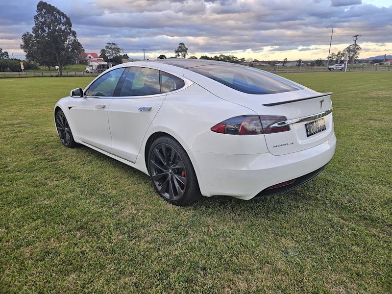 2018 Tesla Model S P100D Sportback Sedan AWD White 1 Speed Reduction Gear Hatchback62934696661123114