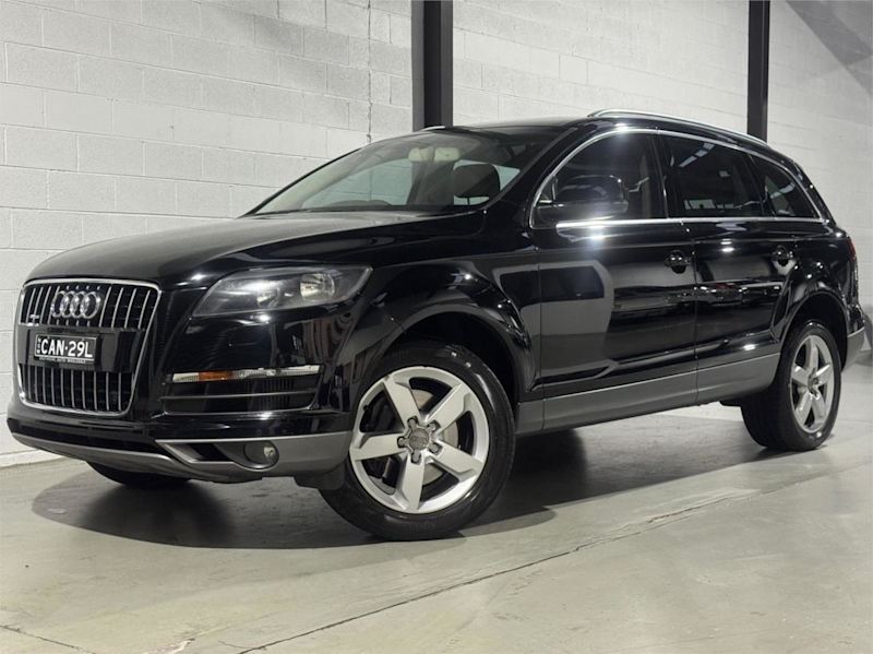 2013 Audi Q7 MY13 TDI Tiptronic Quattro Black 8 Speed Sports Automatic Wagon62882731115521111