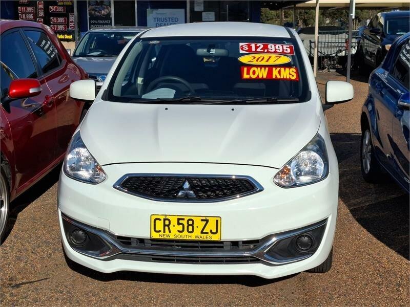 2017 Mitsubishi Mirage LA MY18 ES White Continuous Variable Hatchback62932715603202111