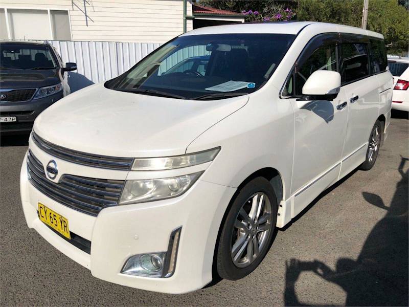 2010 Nissan Elgrand PE52 Highway Star Premium White 6 Speed Constant Variable Wagon62882772754562113