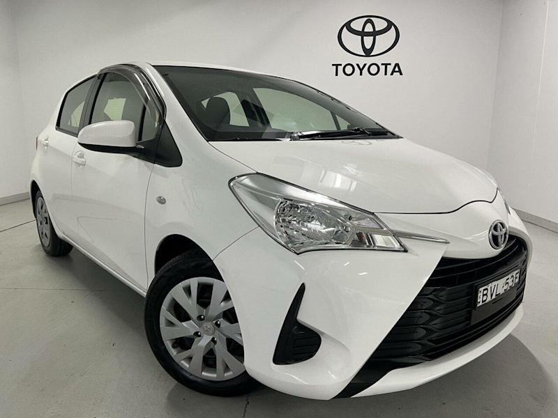 2017 Toyota Yaris NCP130R MY17 Ascent Glacier White 4 Speed Automatic Hatchback62882770258434110