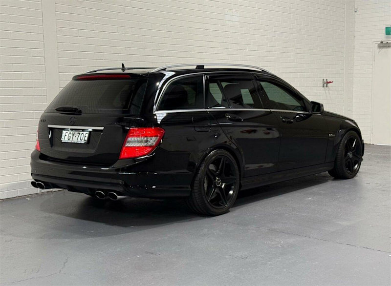 2009 Mercedes-Benz C63 W204 AMG Black 7 Speed Automatic G-Tronic Wagon62885350333955112