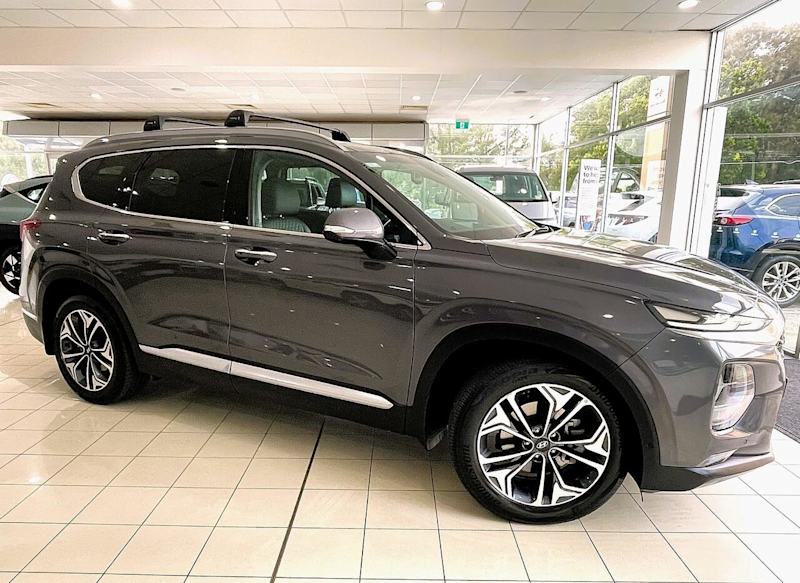 2019 Hyundai Santa Fe TM MY19 Highlander Silver, Chrome 8 Speed Sports Automatic Wagon62933712171522113