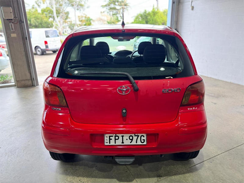2004 Toyota Echo NCP10R MY03 Red 4 Speed Automatic Hatchback62882738988033114