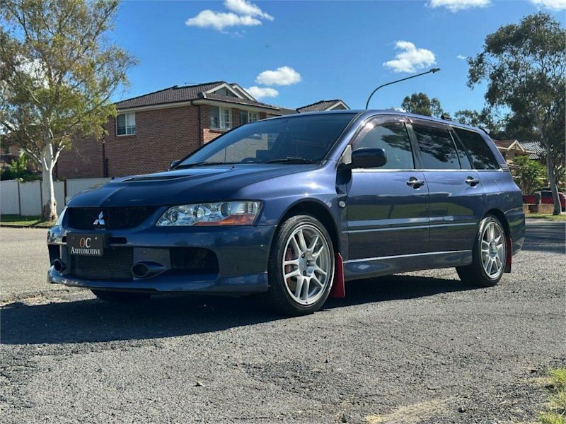 2005 Mitsubishi Lancer Evolution IX Wagon Blue Automatic Wagon62933712070146112
