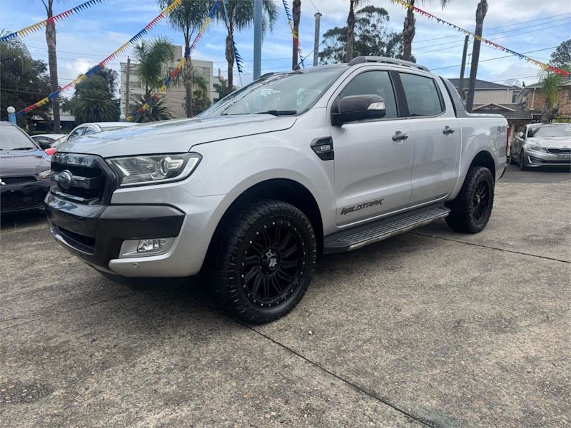 2016 Ford Ranger PX MkII Wildtrak Double Cab Silver, Chrome 6 Speed Sports Automatic Double Cab629337085249291119