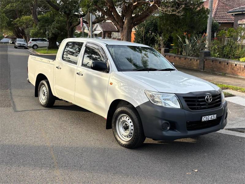 2014 Toyota Hilux TGN16R MY14 Workmate White 4 Speed Automatic Dual Cab Pick-up62937625355267114