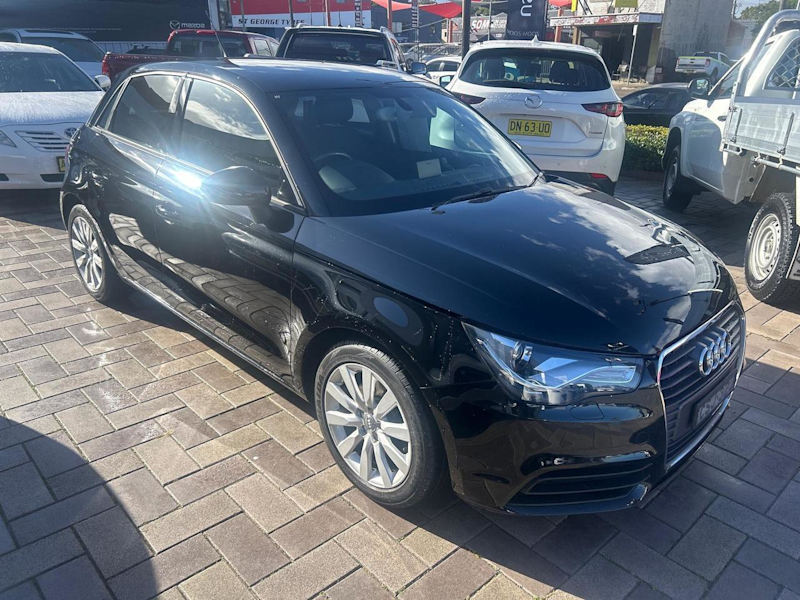 2014 Audi A1 8X MY14 Attraction Sportback S Tronic Black 7 Speed Sports Automatic Dual Clutch62882771822851111