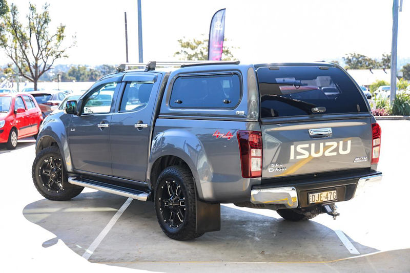 2016 Isuzu D-MAX MY15.5 LS-U Crew Cab Grey 5 Speed Sports Automatic Utility62882767282050111