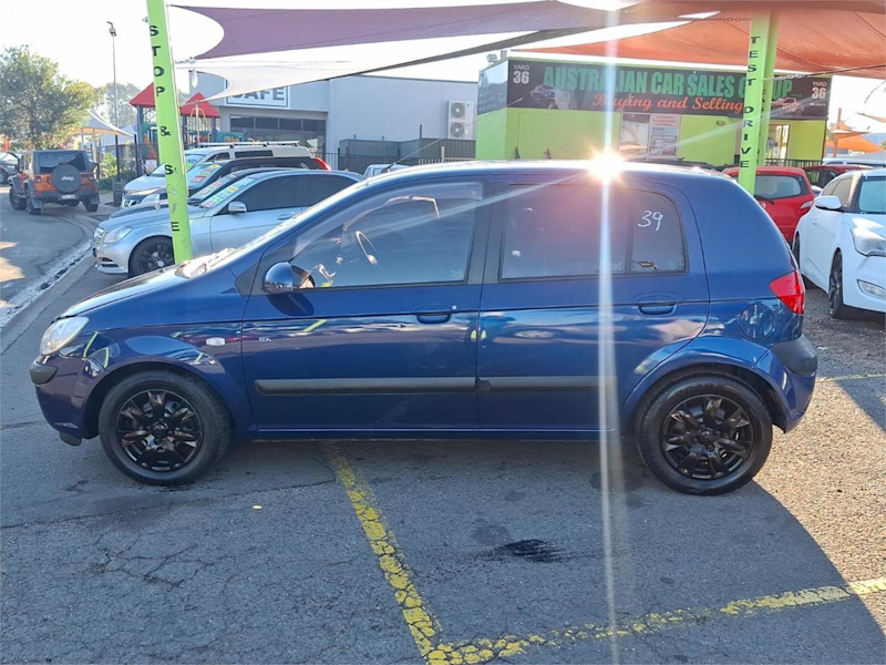2007 Hyundai Getz TB MY07 SX Blue 4 Speed Automatic Hatchback62882737323650113