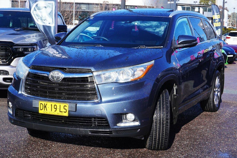 2014 Toyota Kluger GSU55R Grande AWD Blue 6 Speed Sports Automatic Wagon62940490806402112