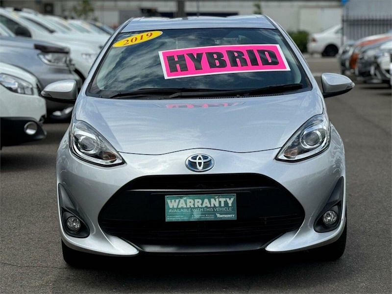 2019 Toyota Prius c NHP10R MY17 Hybrid Silver, Chrome Continuous Variable Hatchback62882730297985111