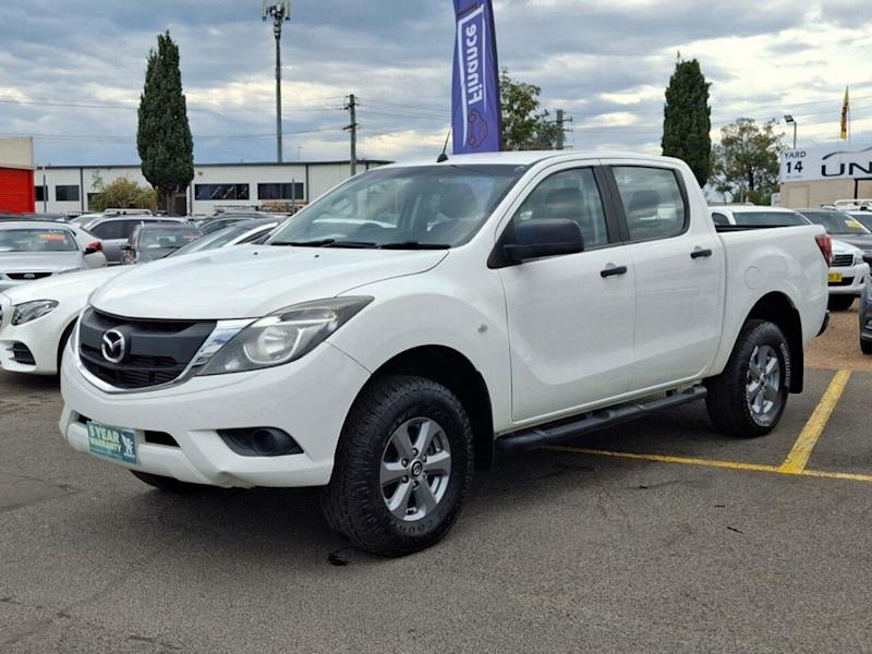 2016 Mazda BT-50 UR0YG1 XT White 6 Speed Sports Automatic Utility62935689577986112