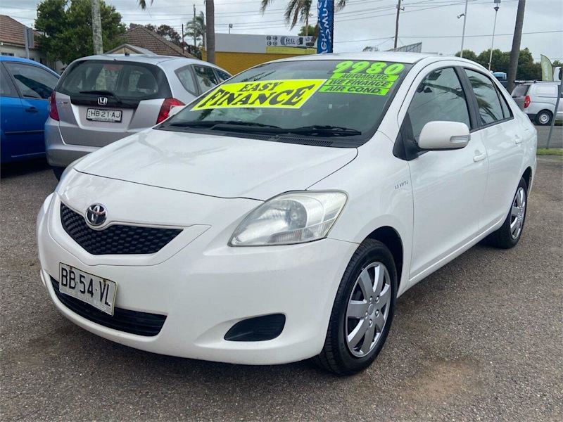 2009 Toyota Yaris NCP93R 08 Upgrade YRS White 4 Speed Automatic Sedan62882734814723113