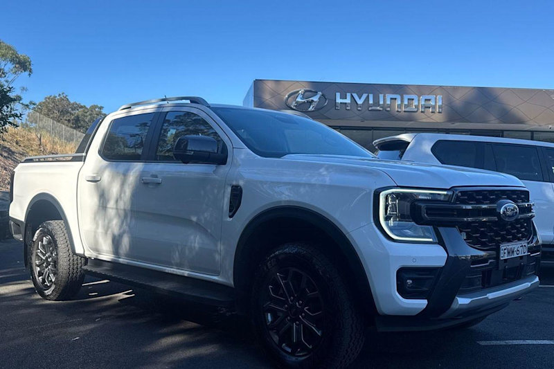 2024 Ford Ranger PY 2025.25MY Wildtrak FullTime 4WD DR Arctic White 10 Speed Sports Automatic62935689797506110