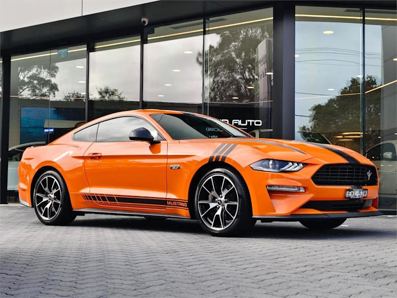 2020 Ford Mustang FN MY20 2.3 GTDi Orange 10 Speed Automatic Fastback62934701545219111