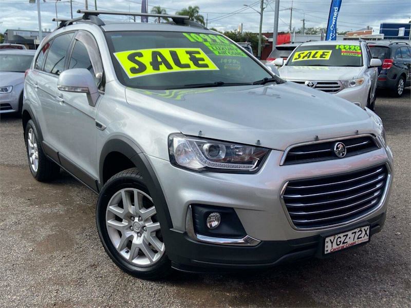 2017 Holden Captiva CG MY17 Active 5 Seater Silver, Chrome 6 Speed Automatic Wagon62934696258050111