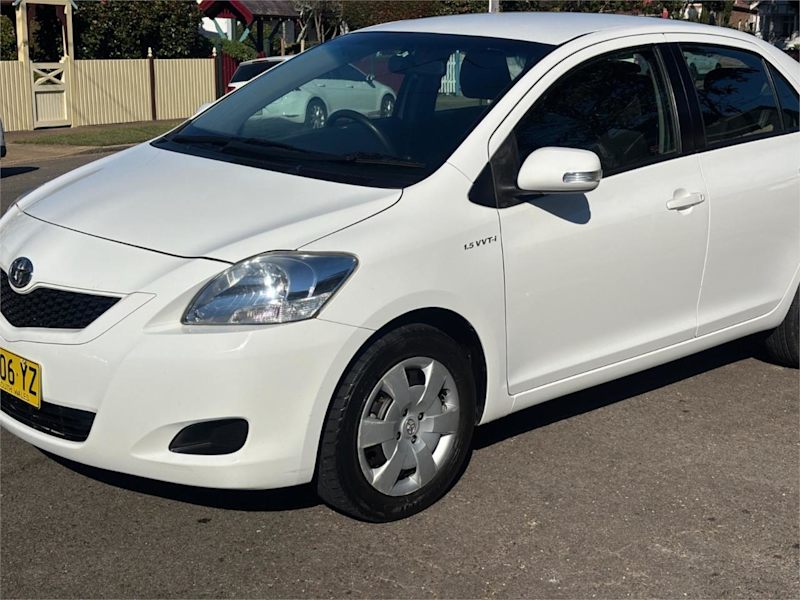 2008 Toyota Yaris NCP93R YRS White 4 Speed Automatic Sedan62935688984195112