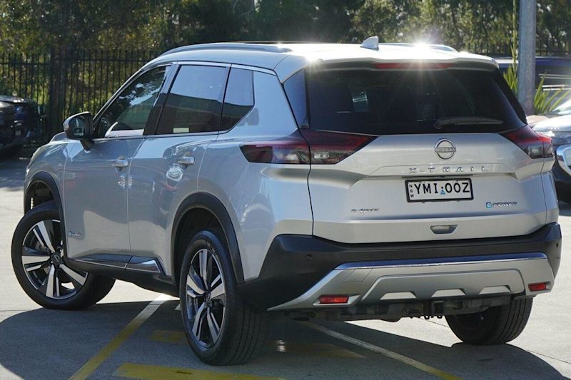 2022 Nissan X-Trail T33 MY23 Ti e-4ORCE e-POWER Silver, Chrome 1 Speed Automatic Wagon Hybrid62934700281603112