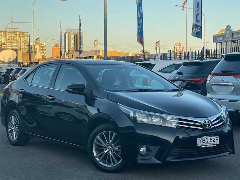 2014 Toyota Corolla ZRE172R SX S-CVT Black 7 Speed Constant Variable Sedan62882766635394111