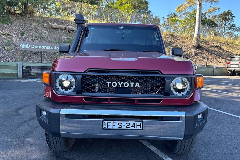 2024 Toyota Landcruiser Vdjl79R GXL Double Cab Merlot Red 5 Speed Manual Cab Chassis62935690078082111