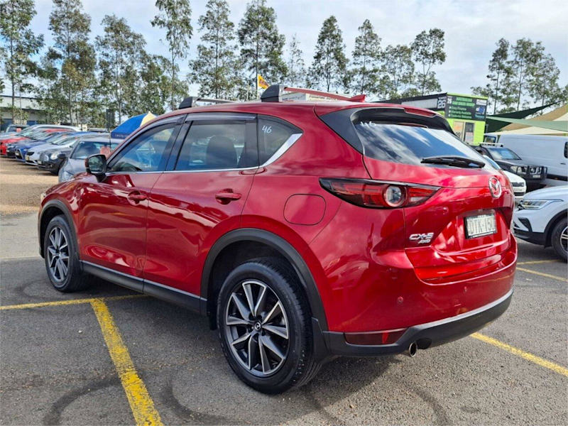 2017 Mazda CX-5 KF4W2A Akera SKYACTIV-Drive i-ACTIV AWD Red 6 Speed Sports Automatic Wagon62882766899971113