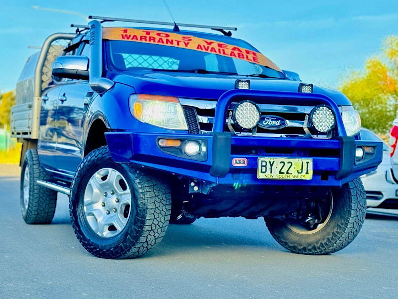 2013 Ford Ranger PX XLT 3.2 (4x4) Blue 6 Speed Manual Double Cab Pick Up62932715214082111