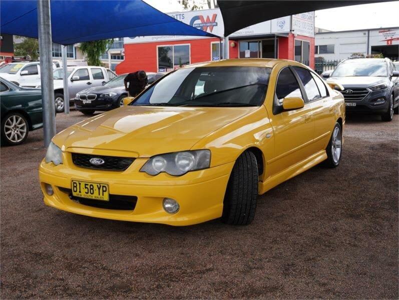 2004 Ford Falcon BA Mk II XR8 Yellow 6 Speed Manual Sedan62933711120643112