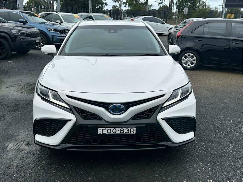2021 Toyota Camry Axvh70R Ascent Sport Hybrid White Continuous Variable Sedan62938583569666112