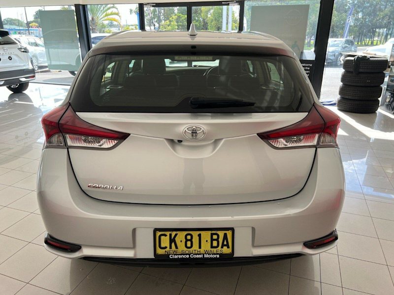 2016 Toyota Corolla ZRE182R Ascent S-CVT Silver 7 Speed Constant Variable Hatchback62937622862209114