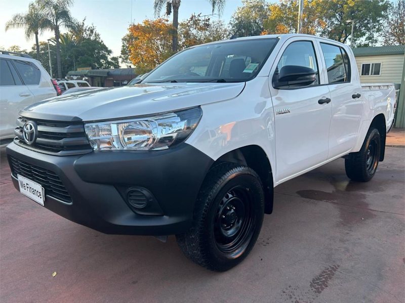 2019 Toyota Hilux GUN125R MY19 Workmate (4x4) White 6 Speed Manual Double Cab Pick Up62933712907906112