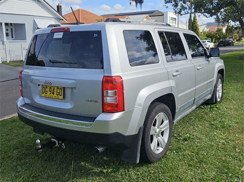 2012 Jeep Patriot MK MY11 Limited Silver, Chrome 6 Speed CVT Auto Sequential Wagon62935691310721114