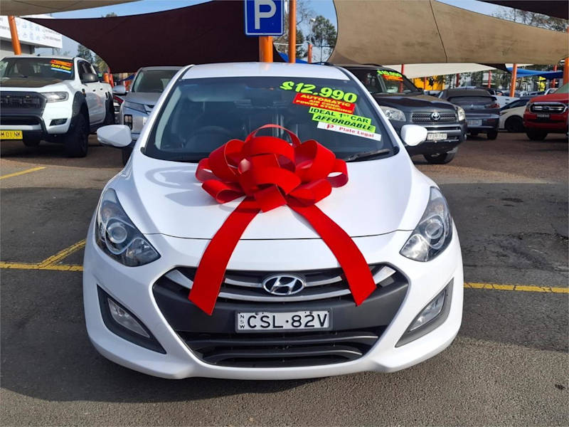 2013 Hyundai i30 GD2 MY14 Trophy White 6 Speed Sports Automatic Hatchback62935688241410111
