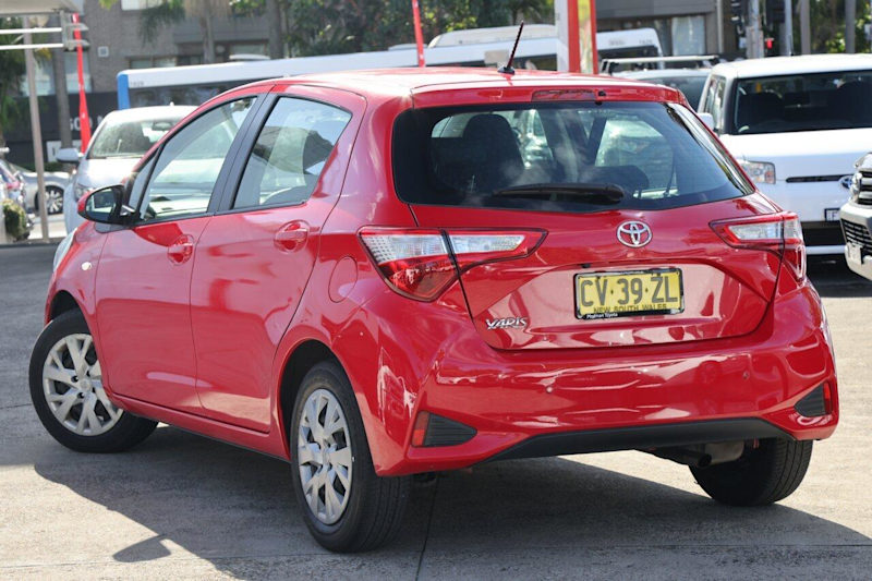 2019 Toyota Yaris NCP130R Ascent Cherry 4 Speed Automatic Hatchback62933709065601112