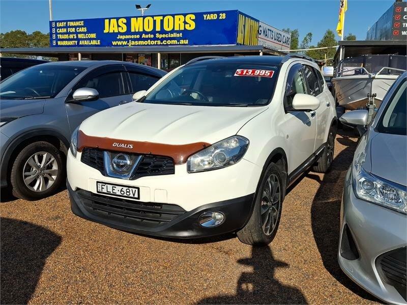 2014 Nissan Dualis J10 MY13 +2 TI-L (4x4) White 6 Speed CVT Auto Sequential Wagon62933713049346112