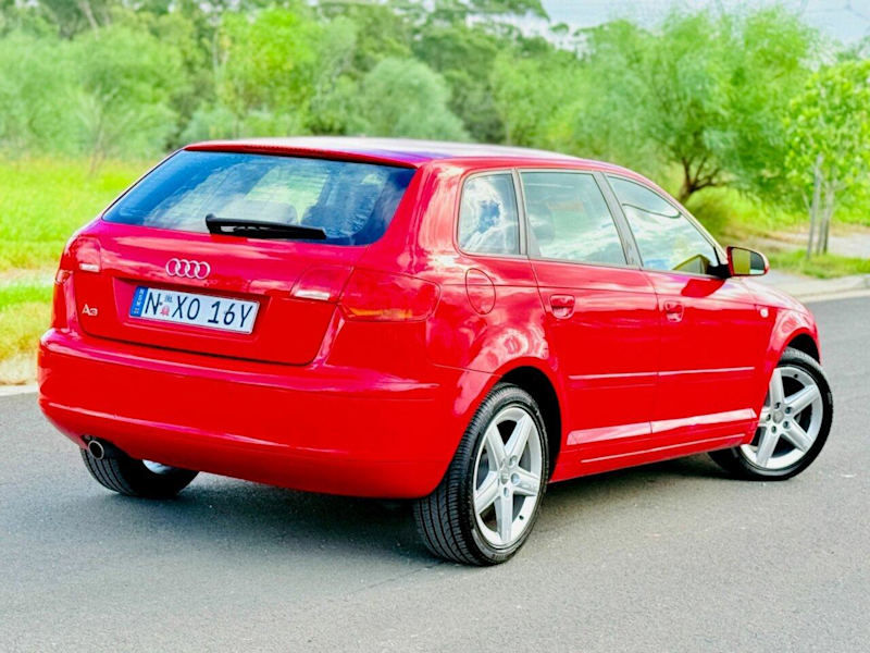 2006 Audi A3 8P Sportback 1.6 Attraction Red 6 Speed Automatic Tiptronic Hatchback62882767539074112
