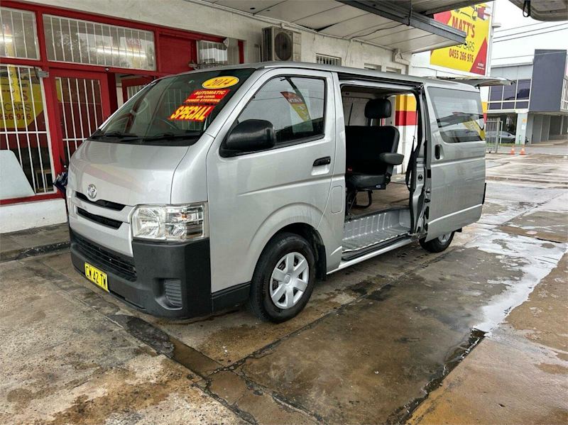 2014 Toyota HiAce TRH201R MY12 Upgrade LWB Silver, Chrome 4 Speed Automatic Van62932714276995113