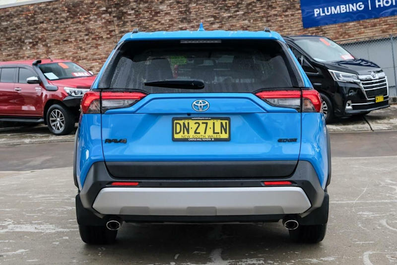 2019 Toyota RAV4 Axaa54R Edge AWD Eclectic Blue 8 Speed Sports Automatic Wagon62882766556419114