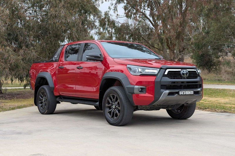2022 Toyota Hilux GUN126R Rogue Double Cab Feverish Red 6 Speed Sports Automatic Utility62939537823619112